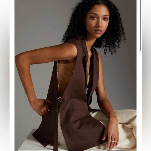 Anthropologie Jackets & Blazers - Maeve Anthropologie Long Lapel Vest
One Size